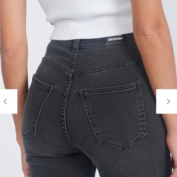 Dr. Denim moxi straight dark grey mist jeans - Picture 5 of 8